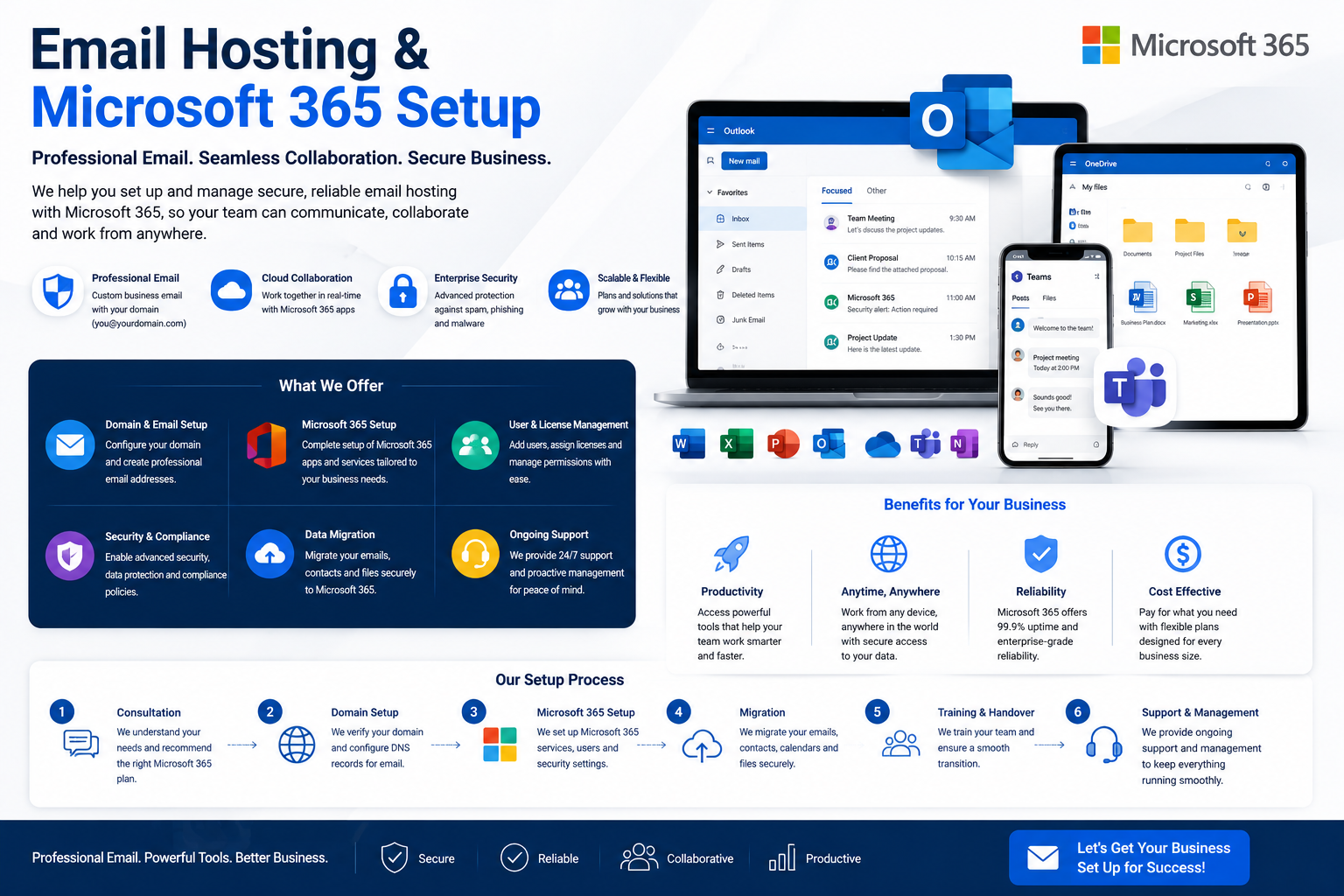 Email Hosting & Microsoft 365 Setup