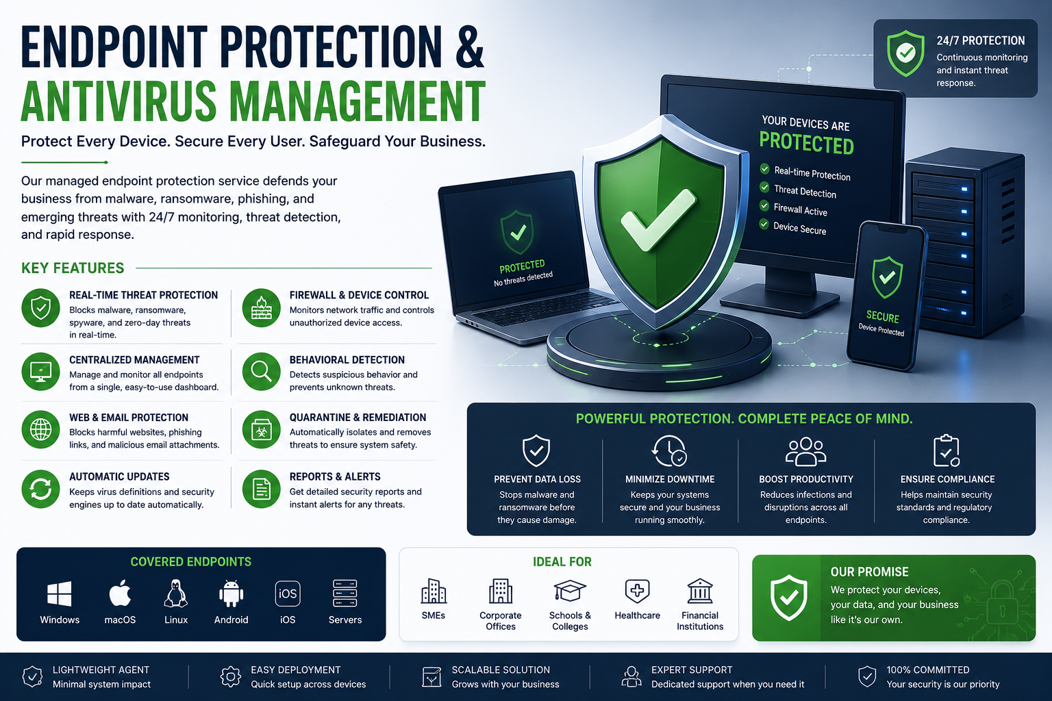 Endpoint Protection & Antivirus Management